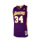 Maglia Mitchell & Ness Swingman Jersey Los Angeles Lakers Shaquille ONeal 1999