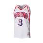Swingman Jersey Philadelphia 76Ers - Allen Iverson 1996-97-Bianco