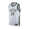 Maglia Nike Milwaukee Bucks Swingman Association Edition Giannis Antetokounmpo