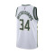 Maglia Nike Milwaukee Bucks Swingman Association Edition Giannis Antetokounmpo