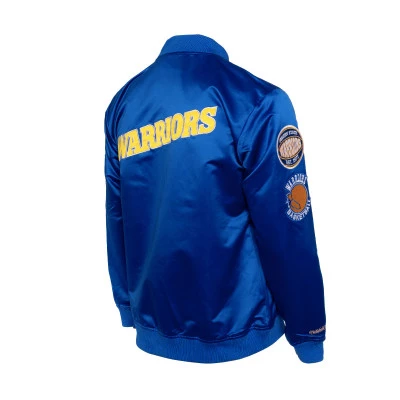 Giacca Bomber Lightweight Satin Golden State Warriors