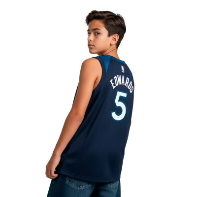Maglia Minnesota Timberwolves Icon Edition Anthony Edwards da Bambino