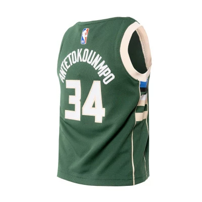 Maglia Milwaukee Bucks Icon Edition Giannis Antetokounmpo Prescolare