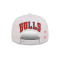 Cappello New Era White Crown Team 9Fifty Chicago Bulls