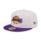 Cappello New Era White Crown Team 9Fifty Los Angeles Lakers
