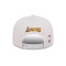 Cappello New Era White Crown Team 9Fifty Los Angeles Lakers