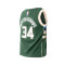 Maglia Nike Milwaukee Bucks Icon Edition Giannis Antetokounmpo Età prescolare