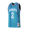 Maglietta Mitchell & Ness Swingman Jersey Charlotte Hornets - Larry Johnson 1992-93