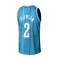 Maglietta Mitchell & Ness Swingman Jersey Charlotte Hornets - Larry Johnson 1992-93