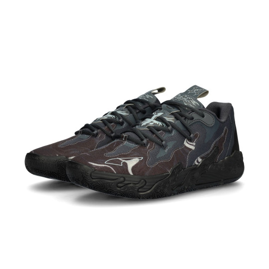 Scarpe Puma Lo Team Puma Black-Strong Gray Basketball Emotion