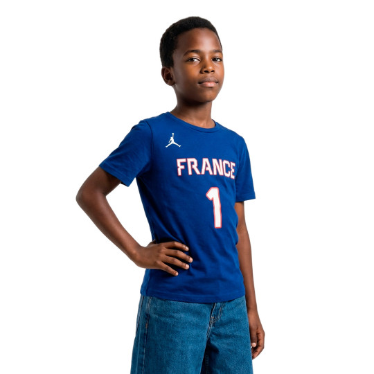 Maglietta Jordan Nazionale Francia - Wembanyama da Bambino