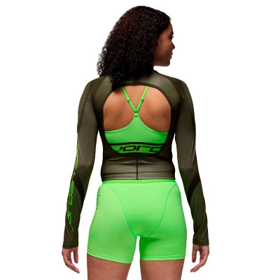 Maglietta A maniche lunghe Sport Dri-Fit Graphic Top da Donna