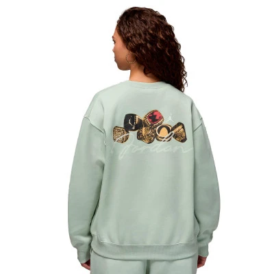 Felpa Brooklyn Fleece Crew Graphic da Donna