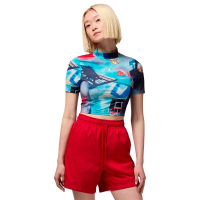 Maglietta Knit Graphic Mujer