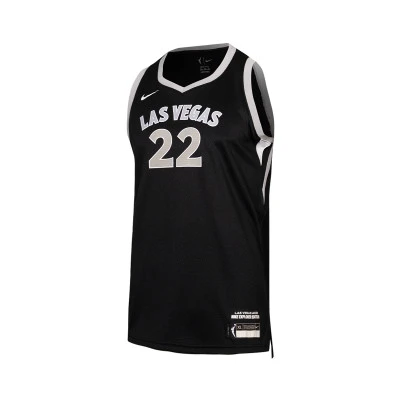 Maglietta Las Vegas Aces WNBA A'ja Wilson Explorer Edition Swingman da Bambino
