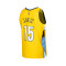 Maglietta Mitchell & Ness NBA Yellow Jersey Nuggets 2017 Nikola Jokic