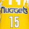 Maglietta Mitchell & Ness NBA Yellow Jersey Nuggets 2017 Nikola Jokic
