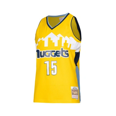 Maglietta NBA Yellow Jersey Nuggets 2017 Nikola Jokic