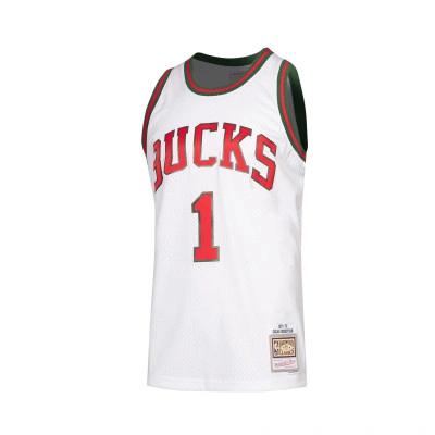Maglietta NBA White Jersey Bucks 1971 Oscar Robertson