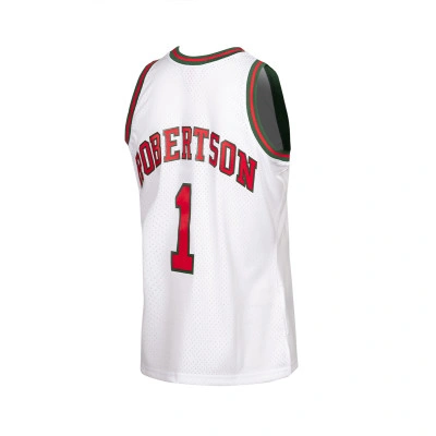 Maglietta NBA White Jersey Milwaukee Bucks 1971 Oscar Robertson