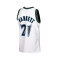 Maglietta Mitchell & Ness NBA White Jersey Timberwolves 2003 Kevin Garnett
