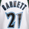 Maglietta Mitchell & Ness NBA White Jersey Timberwolves 2003 Kevin Garnett