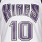 Maglietta Mitchell & Ness NBA White Jersey Kings 2001 Mike Bibby