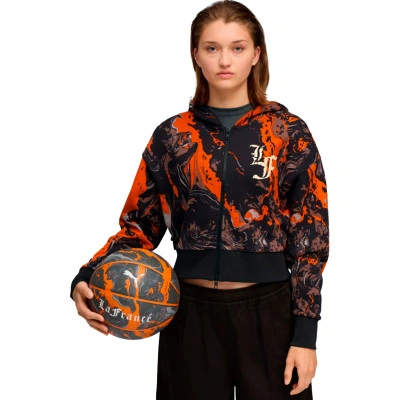 Felpa Lafrance Heem Era Crop Zip Hoodie Donna