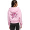 Felpa Puma Lafrance Pink Heem Crop da Donna