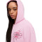 Felpa Puma Lafrance Pink Heem Crop da Donna