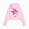 Felpa Puma Lafrance Pink Heem Crop da Donna