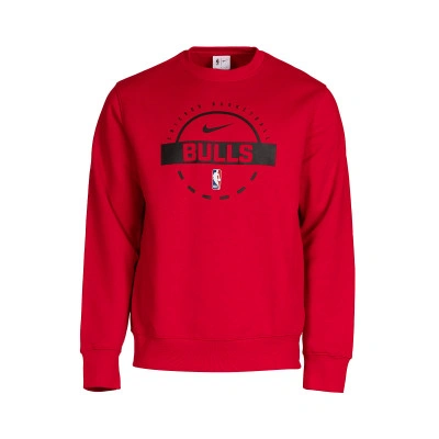 Felpa Chicago Bulls Club Practice Fleece Crew