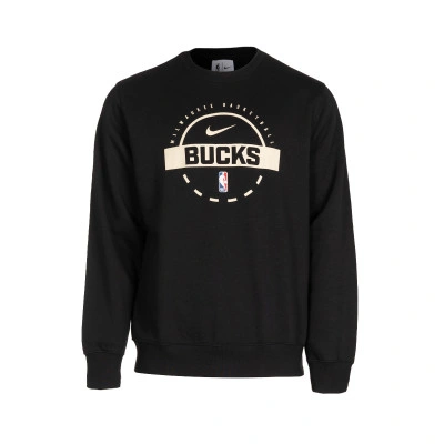 Felpa Milwaukee Bucks Club Practice Fleece Crew