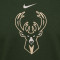 Felpa Nike Milwaukee Bucks Club Logo da Bambino