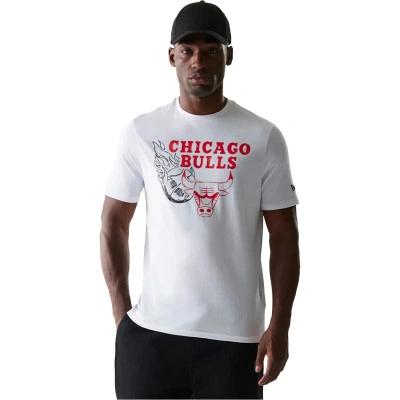 Maglietta Chicago Bulls NBA Flame Graphic