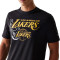 Maglietta New Era Los Angeles Lakers NBA Flame Graphic