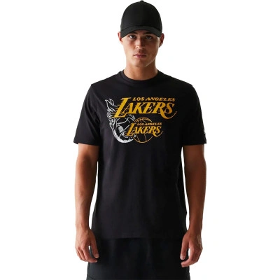 Maglietta Los Angeles Lakers NBA Flame Graphic