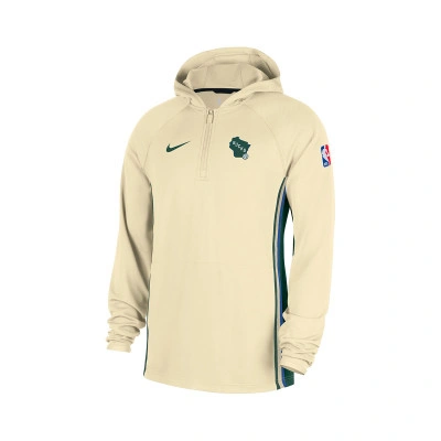 Felpa Milwaukee Bucks Zone Half-Zip City Edition