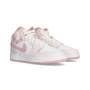 Air Jordan 1 Mid da Bambino-Pearl Pink-Med Soft Pink-White