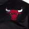 Giacca Mitchell & Ness Chicago Bulls Blackout Heavyweight Satin