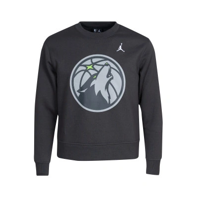 Felpa Minnesota Timberwolves Jumpman Crew Courtside Statement da Bambino