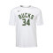 Maglietta Nike Milwaukee Bucks Essential Association Edition Giannis Antetokounmpo Niño