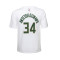 Maglietta Nike Milwaukee Bucks Essential Association Edition Giannis Antetokounmpo da Bambino