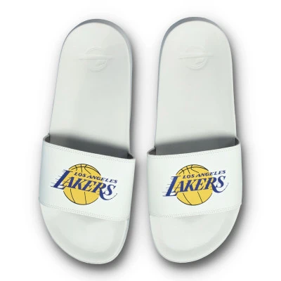 Ciabatte Motto Los Angeles Lakers White