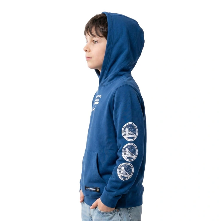sudadera-nike-golden-state-warriors-club-premium-courtside-nino-rush-blue-2