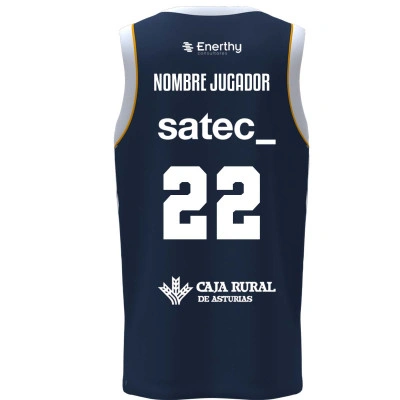 Maglia Oviedo CB 1ª Equipación Nombre + Dorsal 2025-2026 Niño