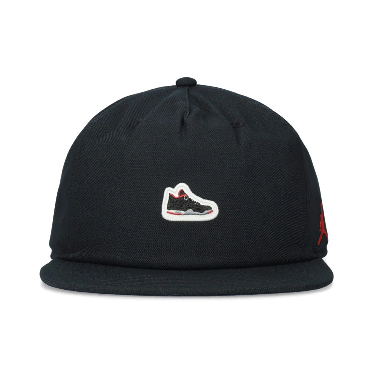 gorra-jordan-pro-air-jordan-4-sneaker-patcch-negro-1