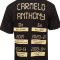 Maglietta Mitchell & Ness NBA Carmelo Anthony Ultimate Oro Denver Nuggets