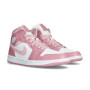 Air Jordan 1 Mid da Donna-Elemental Pink-Sail-Iced Carmine-Coconut Milk