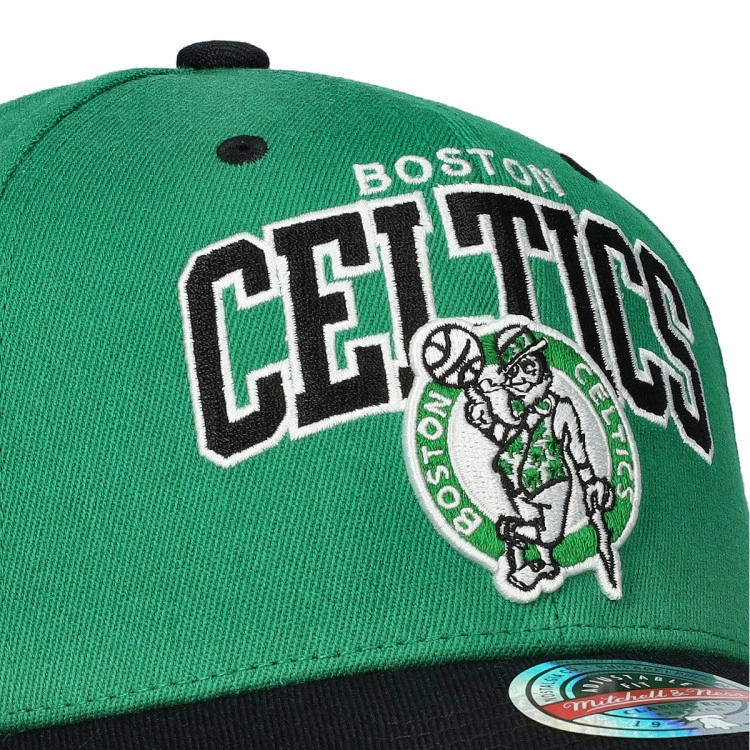 gorra-mitchell-ness-boston-celtics-team-arch-classic-red-verde-3